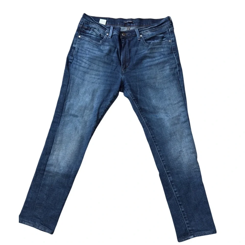 Levis Premium 511 Slim Fit Mens Jeans Dark Wash Denim 34x29‎ Redloop
